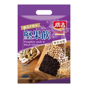 【廣吉】堅果飲-南瓜子紫米-無糖 1袋10 包