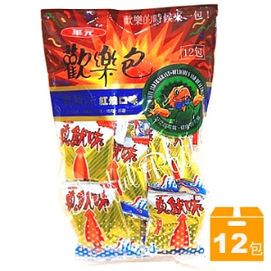 華元歡樂包(1袋12包)-真魷味(紅燒口味)
