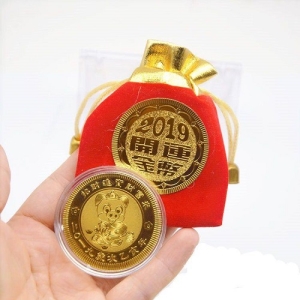 2019豬年金幣(含袋)
