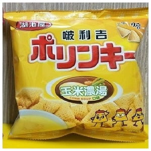 湖池屋 啵利吉-玉米濃湯口味(40入/箱)