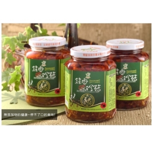 【三星地區農會】蒜香辣珍菇350g/罐