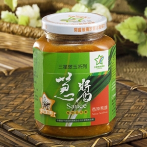 【三星地區農會】三星翠玉蔥醬(香辣)380g