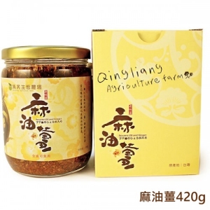 【清亮生態農場】麻油薑420g/罐
