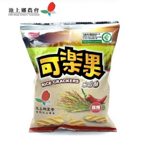 【池上鄉農會】可樂果米穀酥-麻辣口味 72公克/包