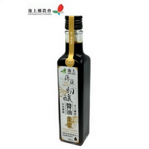 【池上鄉農會】原豆初釀醬油 250毫升/瓶