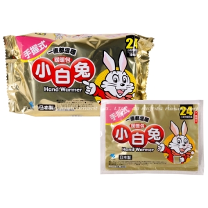 【醫康生活家】小白兔暖暖包(手握式) 24H 10入/包(小林)
