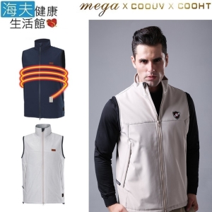 【海夫健康生活館】MEGA COOHT 3M 日本 男用 電熱 加熱 背心 (HT-M701)