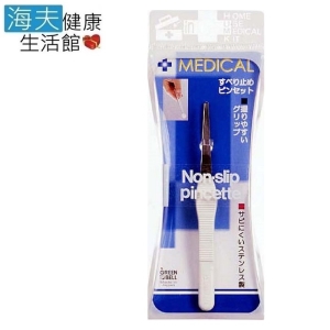 【海夫健康生活館】日本GB綠鐘 Medical 不銹鋼 多用途 直式 安全聶子夾 雙包裝(NO-540)