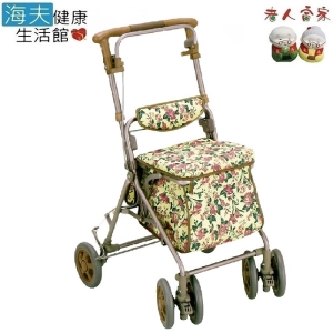 【老人當家 海夫】島製作所 ARUTO 銀髮族休閒購物車 花紋BR