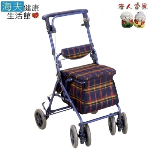 【老人當家 海夫】島製作所 ARUTO 銀髮族休閒購物車 格子NB