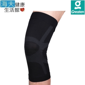 【海夫健康生活館】Greaten 極騰護具 ET-FIT 區段壓縮機能護膝(超值2只)(PP0003EB)