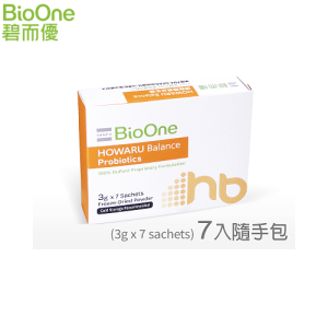 【海夫健康生活館】碧而優 HOWARU Balance 調整體質益生菌(7入/盒，共6盒；額外贈1盒)