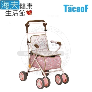幸和 助行器(未滅菌)【海夫健康生活館】HEF TacaoF幸和 標準型助步車 花漾粉(KSIST01)