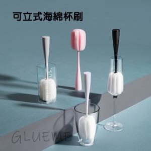 可立式海綿杯刷(兩支一組)
