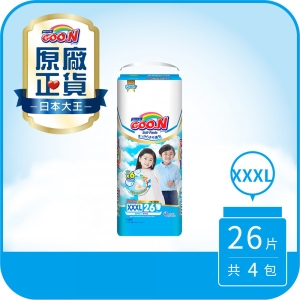 【9store】褲型XXXL-國際版輕薄舒爽系列(26片X4串)