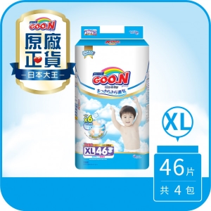 【9store】黏貼型XL-國際版輕薄舒爽系列(46片X4串)