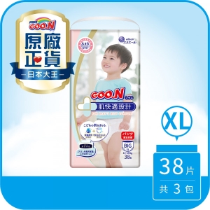 【9store】褲型XL-日本境內版肌快適系列(38片x3串)