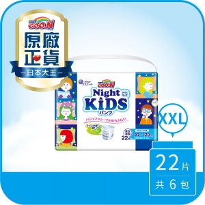 【9store】褲型-大王YA晚褲KIDS(22片X6串)