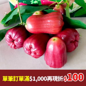 紫蜜蓮霧(5台斤)_農產嘉年華單筆訂單滿1000再現折100