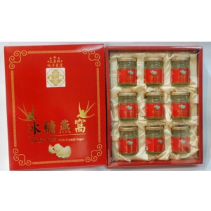 燕窩工坊-特級★★★★9入精裝版冰糖燕窩(75ml*9瓶)