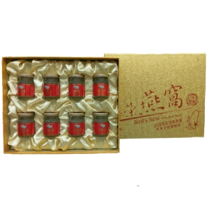 燕窩工坊-特級★★★★8入金裝版冰糖燕窩(75ml*8瓶)