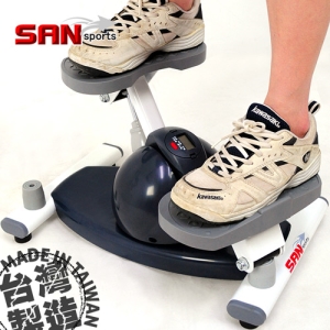 【SAN SPORTS 山司伯特】台灣製造 寶島搖擺踏步機(結合跑步機+扭扭盤) P259-138 扭腰盤.活力美腿機.運動健身器材.推薦.哪裡買