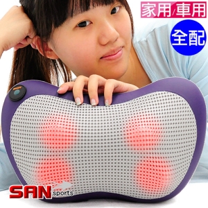 溫熱敷揉捏按摩枕頭 P160-CM100 (按摩球肩頸按摩器材.溫揉舒壓按摩機器.腳底按摩器按摩用品.肩頸按摩帶.推薦哪裡買)