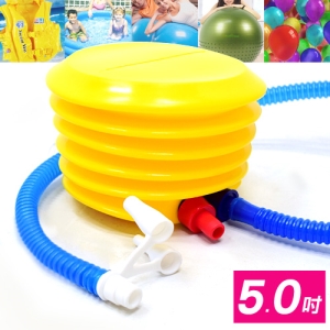 抽充兩用5吋腳踩打氣筒 P260-05 (打氣桶充氣筒充氣桶.手動幫浦打氣機PUMP.適用游泳池.瑜珈球抗力球充氣球.推薦哪裡買)