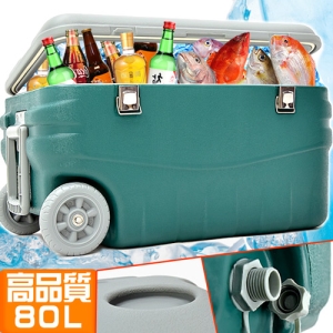 攜帶式80L冰桶 P063-80 (80公升冰桶行動冰箱釣魚冰桶.超輕量行動冰箱.保冰桶冰筒保冷桶保冰箱保冷箱.冷藏箱保溫桶保溫箱保冰袋保鮮袋保溫袋.擺攤休閒汽車戶外露營用品.便宜推薦哪裡買ptt)