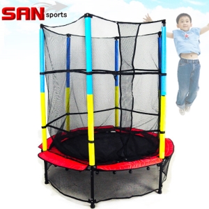 【SAN SPORTS 山司伯特】護網型54吋彈跳床 C144-54A (137公分.跳跳床.遊戲床.運動遊戲.健身器材.便宜.推薦.哪裡買)
