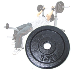 2.5KG傳統鑄鐵槓片 M00095 (兩入=5KG)2.5公斤槓片.槓鈴片.啞鈴片.舉重量訓練.運動健身器材.推薦.哪裡買