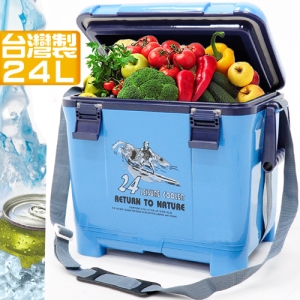 【台灣製造】24L冰桶 P062-24 (24公升冰桶行動冰箱攜帶式冰桶釣魚冰桶.保冰桶冰筒保冷桶保冰箱保冷箱.冷藏箱保溫桶保溫箱保冰袋保鮮袋保溫袋.擺攤休閒汽車戶外露營用品.便宜推薦哪裡買ptt)