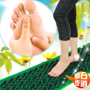 居家卵石健康步道 C081-0488 (腳底按摩墊.踩踏運動步道.足底足部按摩用品.鵝卵石路.按摩腳墊.推薦.哪裡買)