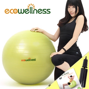 【ecowellness】加厚防爆26吋韻律球(贈送打氣筒) C016-001T-26 65cm瑜珈球抗力球彈力球.健身球彼拉提斯球復健球體操球大球操.推薦哪裡買