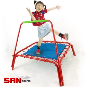 【SAN SPORTS 山司伯特】扶手方形彈跳床 C144-A45 健身.運動