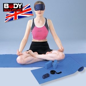【BODY SCULPTURE】VCD教學瑜珈運動組 Q35 (瑜珈枕運動墊止滑墊防滑墊地墊子.瑜珈磚瑜珈塊.瑜珈用品.運動健身用品.推薦哪裡買)