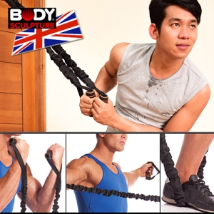 【BODY SCULPTURE】安全門扣拉繩 C016-2380E (拉力器門上拉力繩.門板彈力繩拉力帶彈力帶.擴胸器訓練繩.運動健身器材.推薦哪裡買TRX-1)