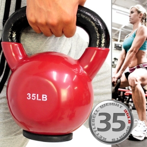 KettleBell包膠35磅壺鈴 C113-2035 (實心鑄鐵+橡膠底座)浸膠35LB拉環啞鈴.15.8KG搖擺鈴.15.8公斤舉重量訓練.運動健身器材.推薦.哪裡買