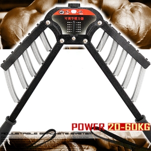 力度調節20KG-60KG握力棒 D050-TS9001 (30KG彈力棒40KG握力器.50KG彈簧臂力棒臂力器健臂器.手腕力訓練器擴胸器.運動健身器材.推薦哪裡買)