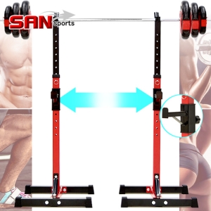 【SAN SPORTS】分離式重力舉重架 C177-6013 (深蹲架臥推架硬舉架.長槓心架啞鈴槓鈴架.舉重量訓練機舉重床架.龍門架運動健身器材.推薦哪裡買ptt)