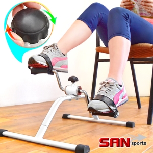 【SAN SPORTS 山司伯特】迷你手足健身車 B005-812 (臥式美腿機.單車腳踏器.兩用手腳訓練器.室內腳踏車自行車.運動健身器材.推薦哪裡買ptt)