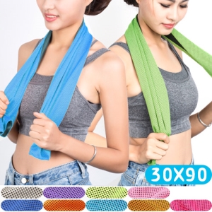 90*30降溫冰涼巾 D330-01 (冰毛巾冰巾運動毛巾.健身涼感巾冷感巾冷感毛巾.瑜珈酷涼巾擦汗巾.速乾吸汗毛巾.慢跑步魔術領巾.頭巾披巾圍巾.專賣店特賣會推薦哪裡買)