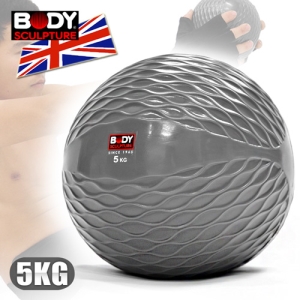 【BODY SCULPTURE】呆球有氧5KG軟式沙球 C016-0715 (舉重力球重量藥球.瑜珈球韻律球.健身球啞鈴訓練球.彈力球5公斤砂球.沙包沙袋Toning Ball.推薦哪裡買ptt)
