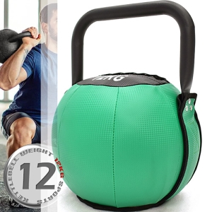 KettleBell安全軟式12公斤壺鈴 C113-5412 (運動12KG壺鈴競技.鑄鐵拉環啞鈴藥球沙球.舉重量訓練用品.重力設備健身器材.推薦哪裡買ptt)