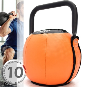 KettleBell安全軟式10公斤壺鈴 C113-5410 (運動10KG壺鈴競技.鑄鐵拉環啞鈴藥球沙球.舉重量訓練用品.重力設備健身器材.推薦哪裡買ptt)
