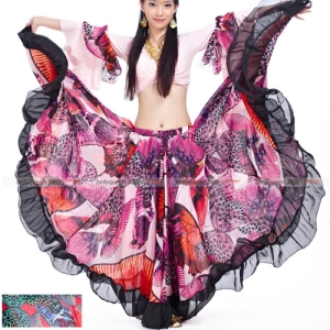720度吉普賽大花肚皮舞裙 E331-P0067 (裙擺23米.肚皮舞裙.表演服飾.演出服飾.肚皮舞服飾.舞蹈服飾.成果展.肚皮舞配件飾品.中東肚皮舞.專賣店.特賣會.推薦.哪裡買)