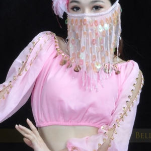 華麗鳳尾面紗 E331-A0010 (中東肚皮舞服飾.表演服飾.演出服飾.舞蹈服飾.肚皮舞紗巾.紗巾.面頭紗.舞蹈配件.表演紗巾.面巾.印度舞紗巾.舞蹈面紗.推薦.哪裡買)