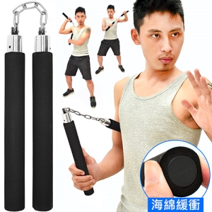 加厚海綿雙節棍 C202-001 (安全軟式雙截棍.泡棉兩截棍二節棍.防身棒打擊棒.兒童初學者新手練習.武術表演訓練玩具.運動健身器材.推薦專賣店哪裡買ptt)