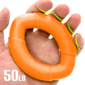 橢圓工學50LB握力圈 D204-50 (矽膠握力器握力環.指壓按摩握力球.硅膠筋膜球.訓練手指力手腕力抓力手力.手掌紓壓橡膠圈.運動健身器材.推薦哪裡買ptt)