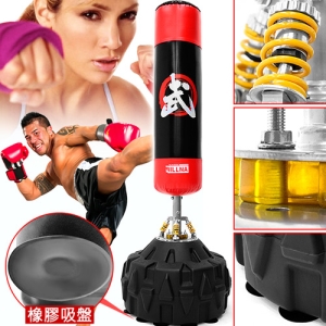 BOXING直立式拳擊練習座(水桶座＋吸盤) MB001-5267 不倒翁拳擊座打擊練習器.落地沙包沙袋.泰拳武術散打格鬥跆拳道.出氣筒出氣桶.健身運動器材.推薦專賣店哪裡買ptt